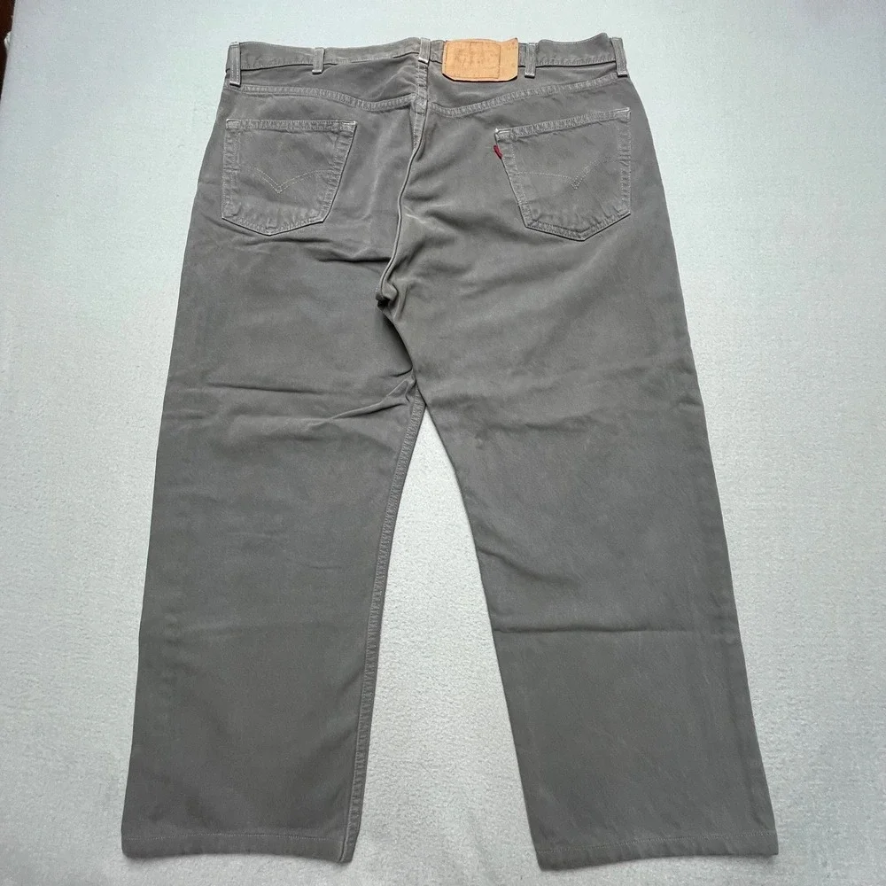 Vintage Levis 501 xx lot Gray Denim Jeans Made in USA 40x30( fit 40x26)Faded 90s